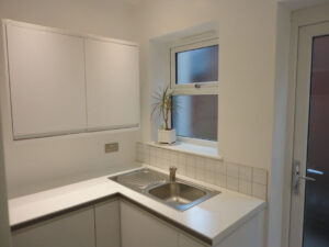 Finished utility room.