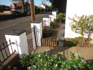 Bespoke wall & railings.