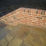 Flemmish Bond Brickwork | with a raking cut