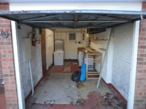 Garage Conversion - Before.